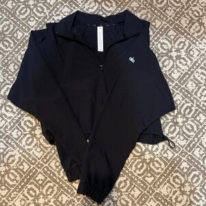 Black Quarter-Zip Pullover